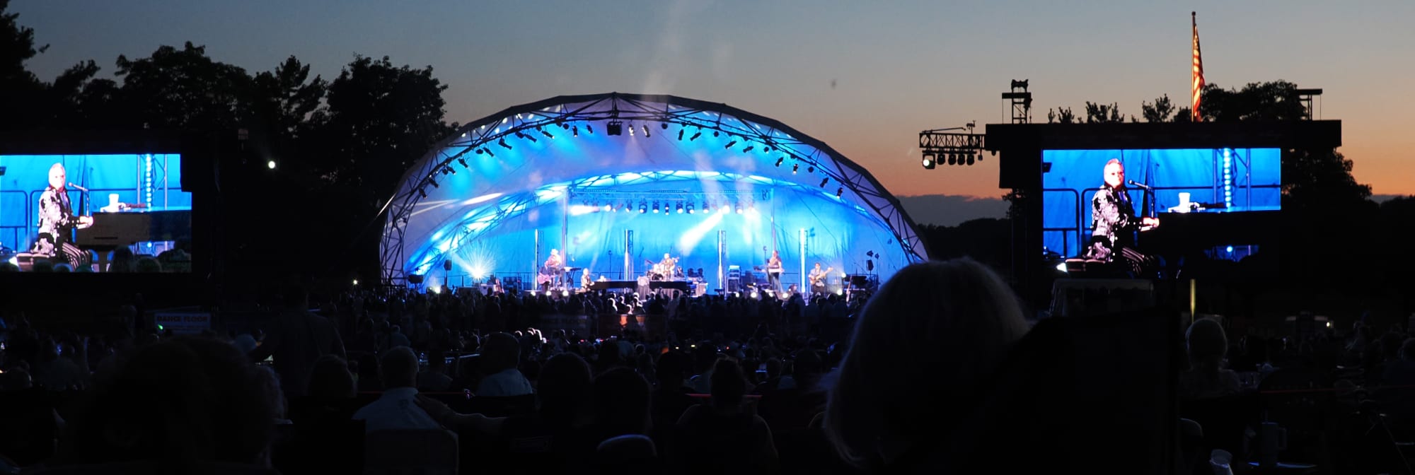 outdoor concert venue at sunset San Antonio